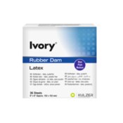 Ivory Premium Rubber Dam 6x6 Medium Purple Mint 36/Pk (NL)