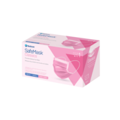 SafeMask Classics Earloop Masks ASTM 1 50/Box Pink