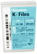 Files K Type 30mm #15-40 Asst 6/Bx