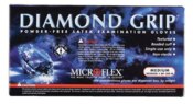 Diamond Grip PF Latex Gloves Large 100/Bx