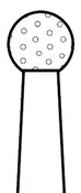 Two Striper ShortCut Diam FGSS 6M 5/Pk