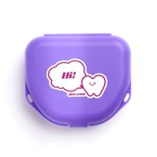 Retainer Box Imprinted 144/Pk Neon Purple