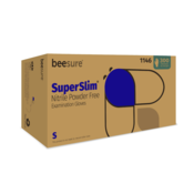 BeeSure Nitrile SuperSlim Gloves Small 300/Bx