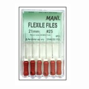 Mani Flexile Files 21mm #25 6/Pk