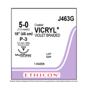 Suture Vicryl Violet P3 5/0 18'' 12/Bx
