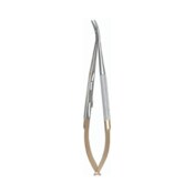 Castroviejo Needle Holder Curved 5.5" Round Handle