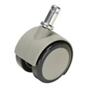 Caster Soft Wheel for Hard Floors Gray 5/Pk
