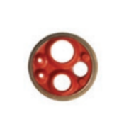 Midwest 5-Hole QD Gasket Replacement Red