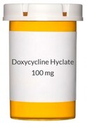 Doxycycline Hyclate 100mg 50/bottle