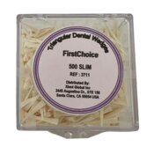 FirstChoice Triangular Wood Wedges 500/Bx Slim