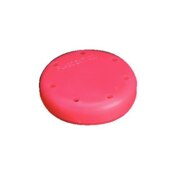 Magnetic Bur Block 7-Hole Small Round Neon-Pink