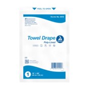 Disposable Towel Drapes Plain Sterile 18"x26" 50/Pk