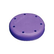 Magnetic Bur Block 7-Hole Small Round Neon-Purple